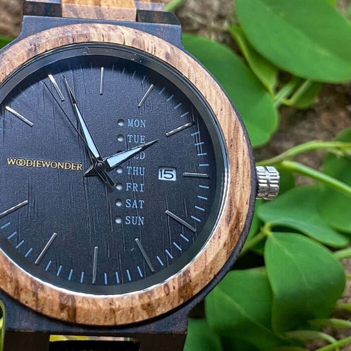 Zegarek drewniany Eclips Dark - obrazek 2