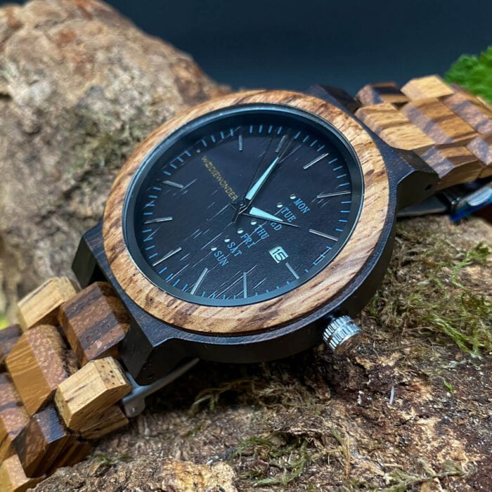Zegarek drewniany Eclips Dark - obrazek 3