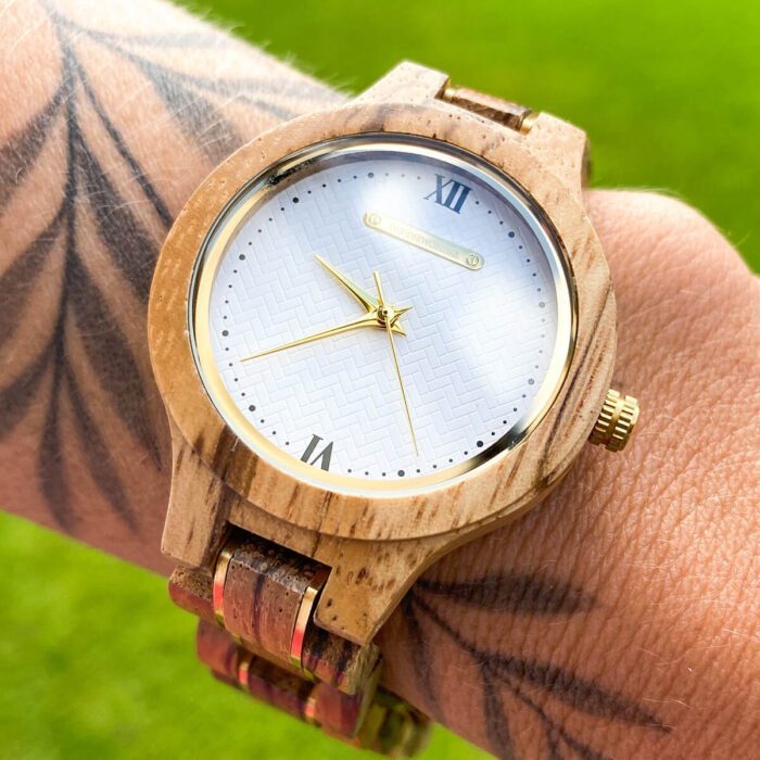 Zegarek drewniany Aurora - obrazek 4