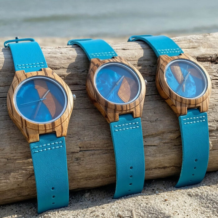 Zegarek drewniany Dalin - obrazek 4