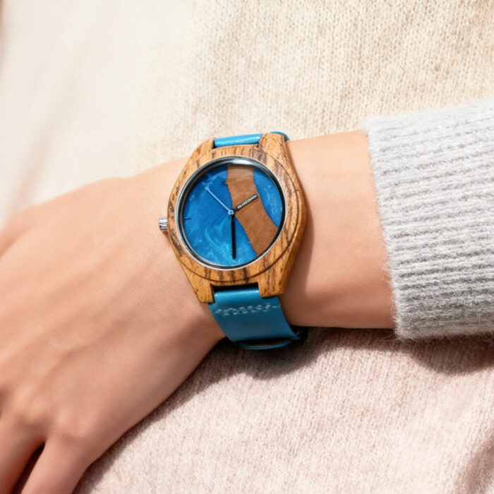 Zegarek drewniany Dalin - obrazek 5