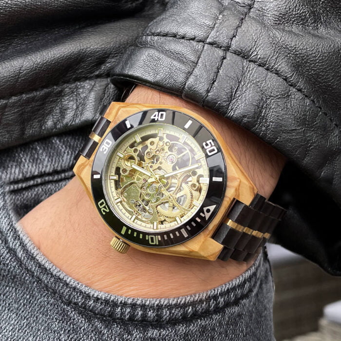 Zegarek drewniany Goldshine - obrazek 5