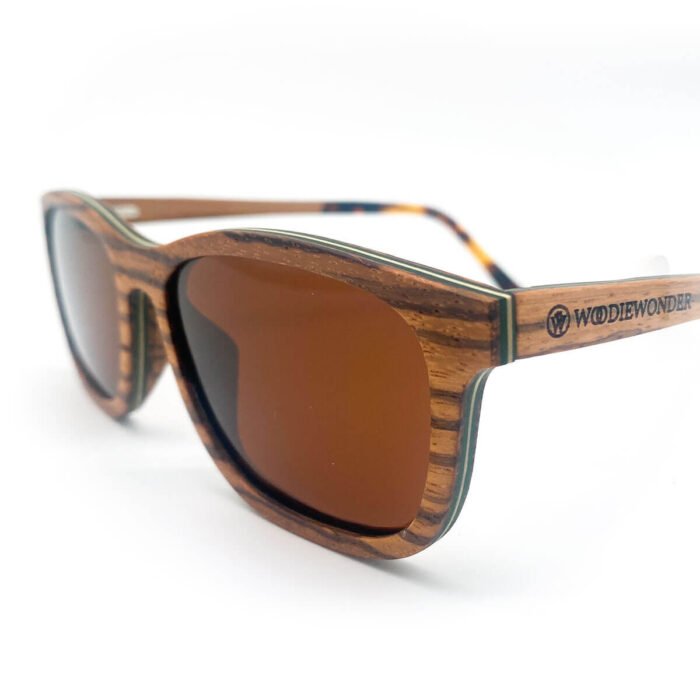 Drewniane okulary przeciwsłoneczne Zanzibar - obrazek 4