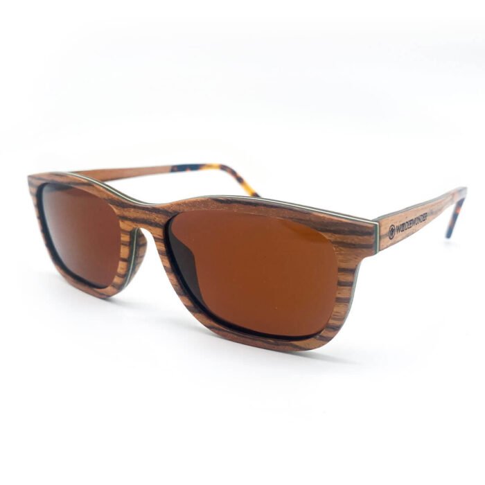 Drewniane okulary przeciwsłoneczne Zanzibar - obrazek 1