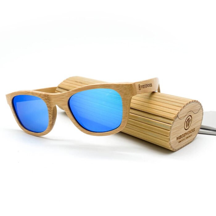 Drewniane okulary przeciwsłoneczne Tasos - obrazek 3