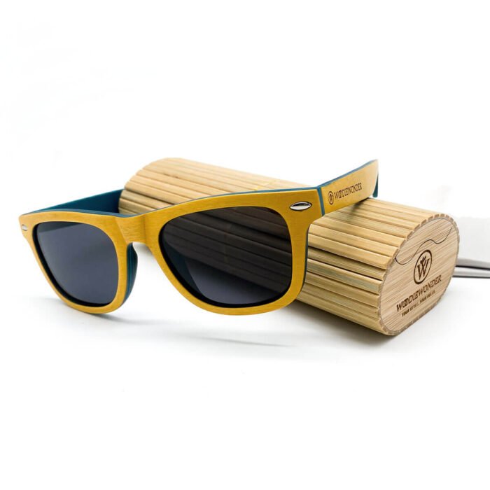 Drewniane okulary przeciwsłoneczne Bioko - obrazek 3