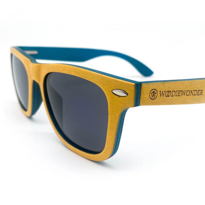 Drewniane okulary przeciwsłoneczne Bioko - obrazek 4