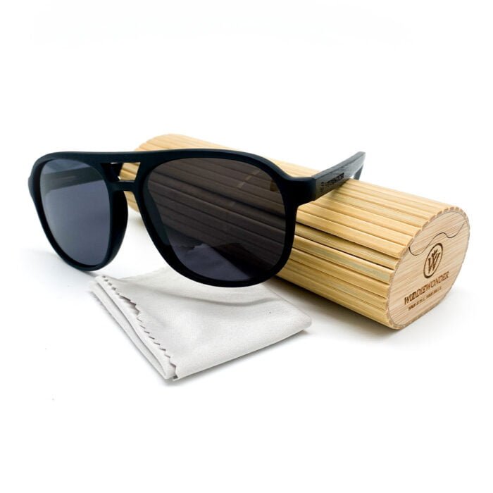 Drewniane okulary przeciwsłoneczne Poro - obrazek 3
