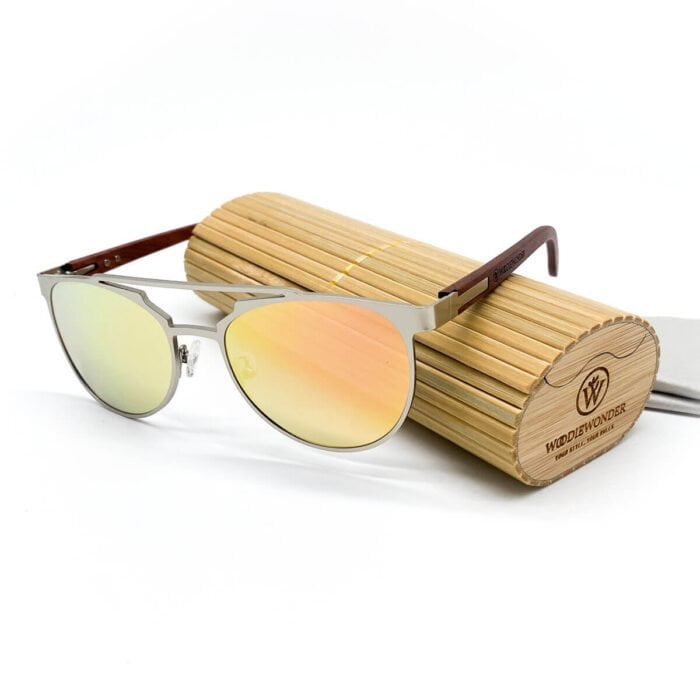 Drewniane okulary przeciwsłoneczne Abi - obrazek 3