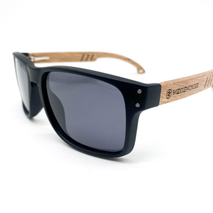 Drewniane okulary przeciwsłoneczne Luzon black - obrazek 4