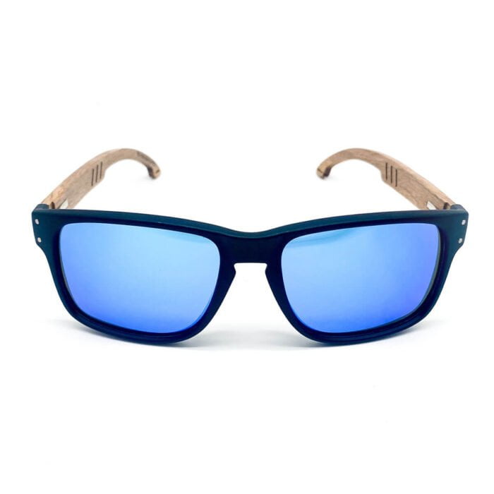Drewniane okulary przeciwsłoneczne Luzon Blue - obrazek 2