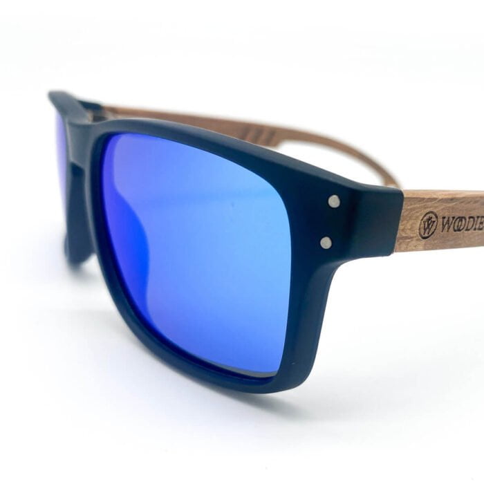 Drewniane okulary przeciwsłoneczne Luzon Blue - obrazek 4