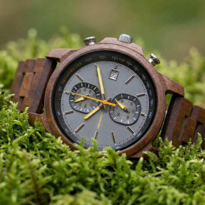 Zegarek drewniany Proton Walnut - obrazek 2