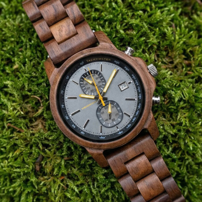 zegarek proton, brązowy męski